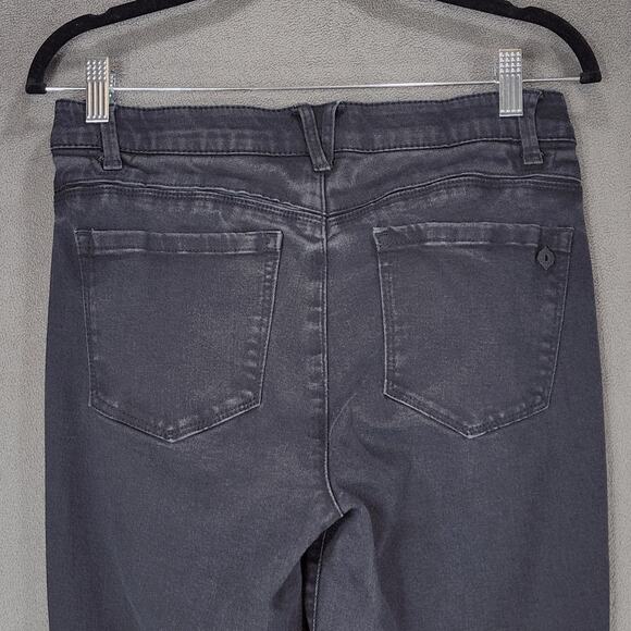 Democracy sz 8 Ab Technology Skinny Jean Women Faded Black Stretch Shaping 29x26 - Picture 8 of 10